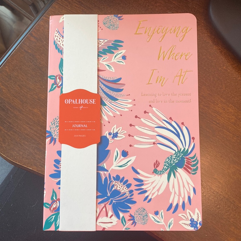 Opalhouse Blank Journal - Enjoying Where I’m At  NEW 204 pages